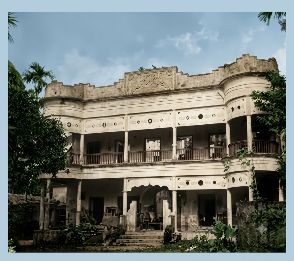 Mr. Rahman’s house in Jessore, burnt in 1971